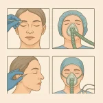 بی‌ حسی موضعی یا بیهوشی در بلفاروپلاستی؟ مقایسه ایمنی، مدت عمل و راحتی بیمار