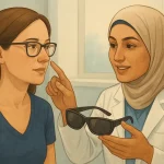 عینک طبی یا آفتابی بعد از بلفاروپلاستی: کی و چگونه باید استفاده کنیم؟