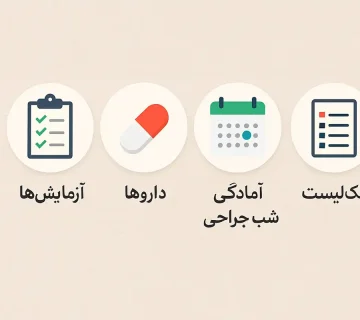 قبل از بلفاروپلاستی چه کارهایی انجام دهیم؟چک‌ لیست آزمایش‌ها، داروها و آمادگی شب جراحی