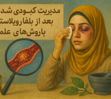 مدیریت کبودی شدید بعد از بلفاروپلاستی با روش‌های علمی