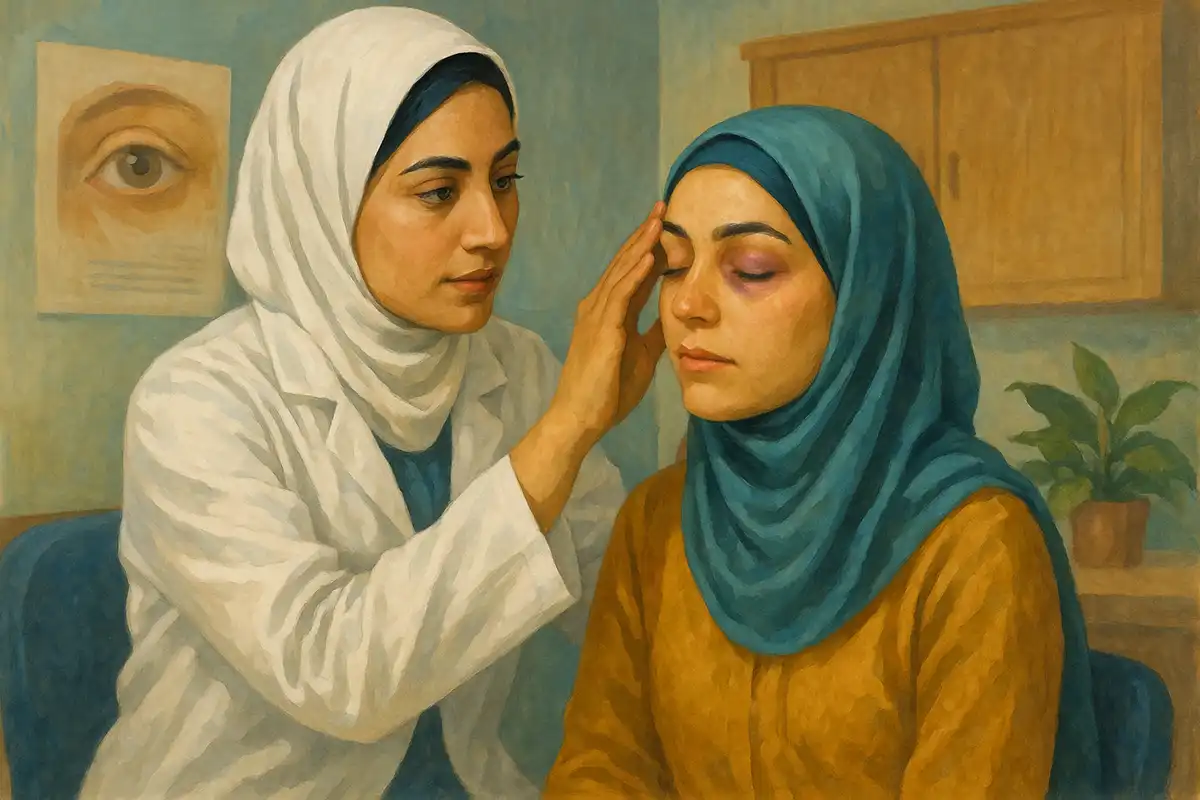 مدیریت کبودی شدید بعد از بلفاروپلاستی با روش‌های علمی