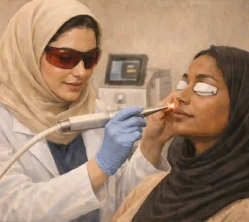 تجربه افراد دارای پوست تیره از نظر اسکار بعد از بلفاروپلاستی