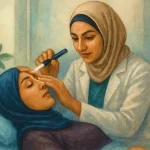 احساس گزگز و بی‌حسی پلک بعد از بلفاروپلاستی