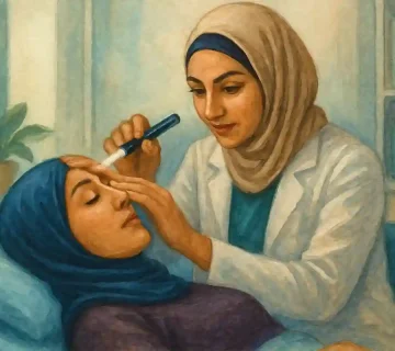 احساس گزگز و بی‌حسی پلک بعد از بلفاروپلاستی