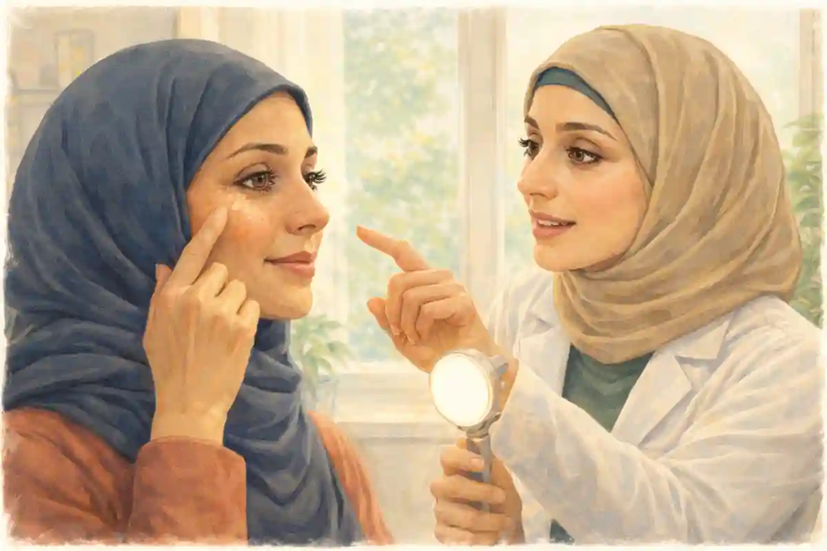 بررسی دلایل باقی ماندن خطوط ریز اطراف چشم پس از بلفاروپلاستی