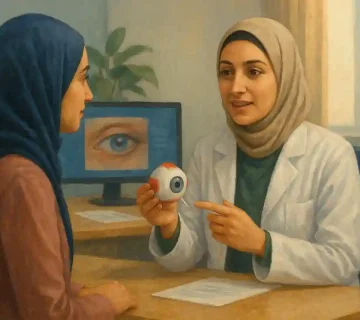 تغییرات دید محیطی بعد از بلفاروپلاستی و مدت بازگشت به حالت طبیعی