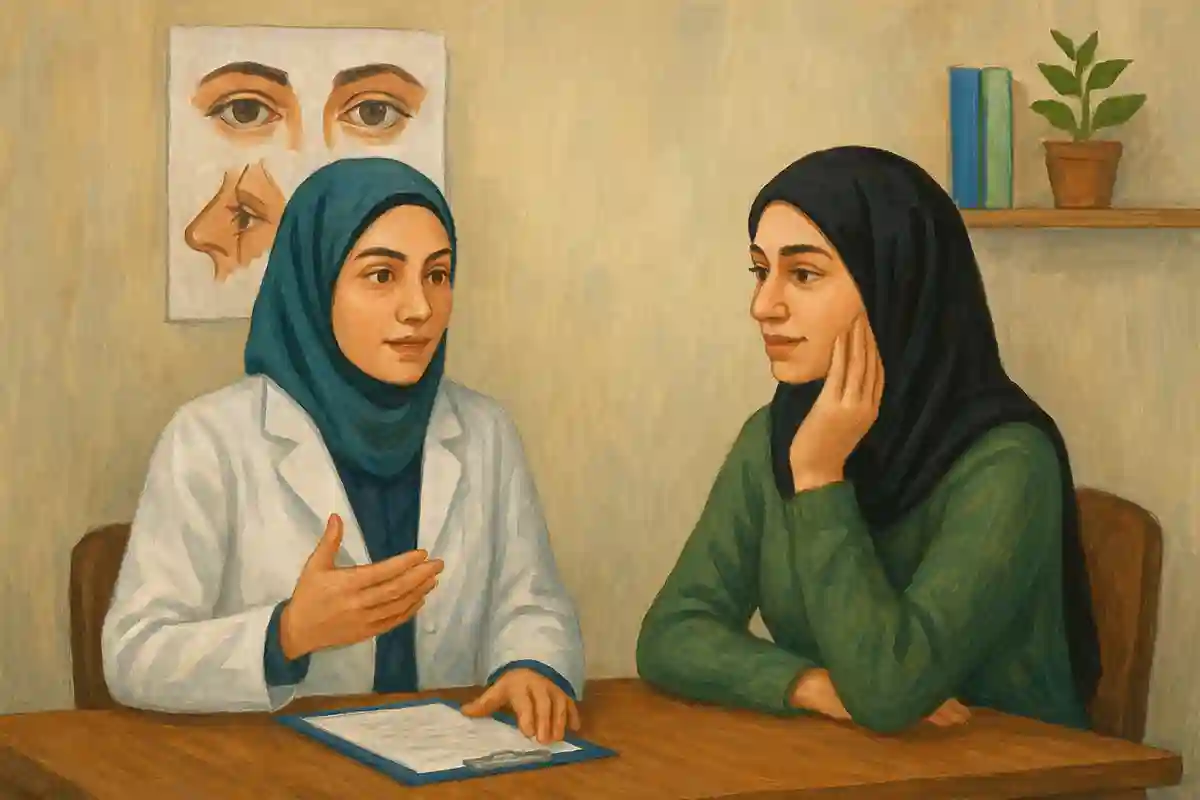 پایداری نتایج بلفاروپلاستی در افراد با پوست چرب و مختلط