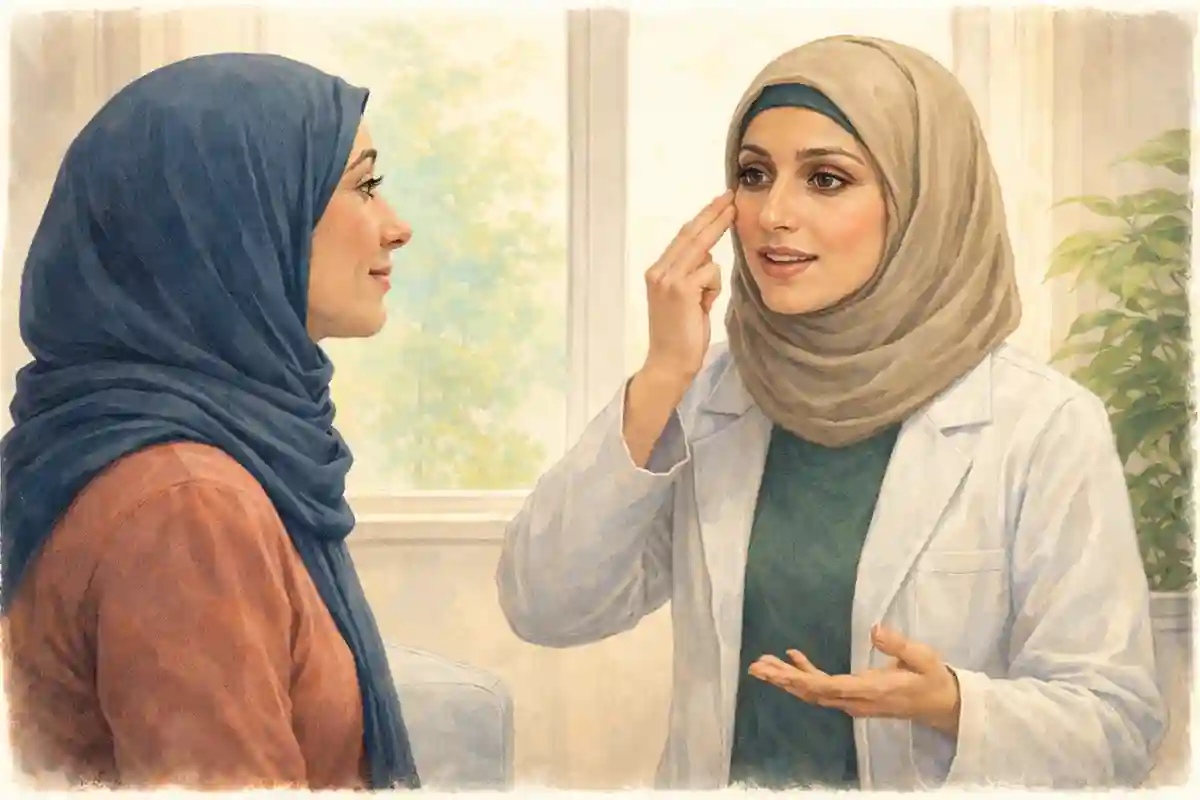 بررسی دلایل باقی ماندن خطوط ریز اطراف چشم پس از بلفاروپلاستی