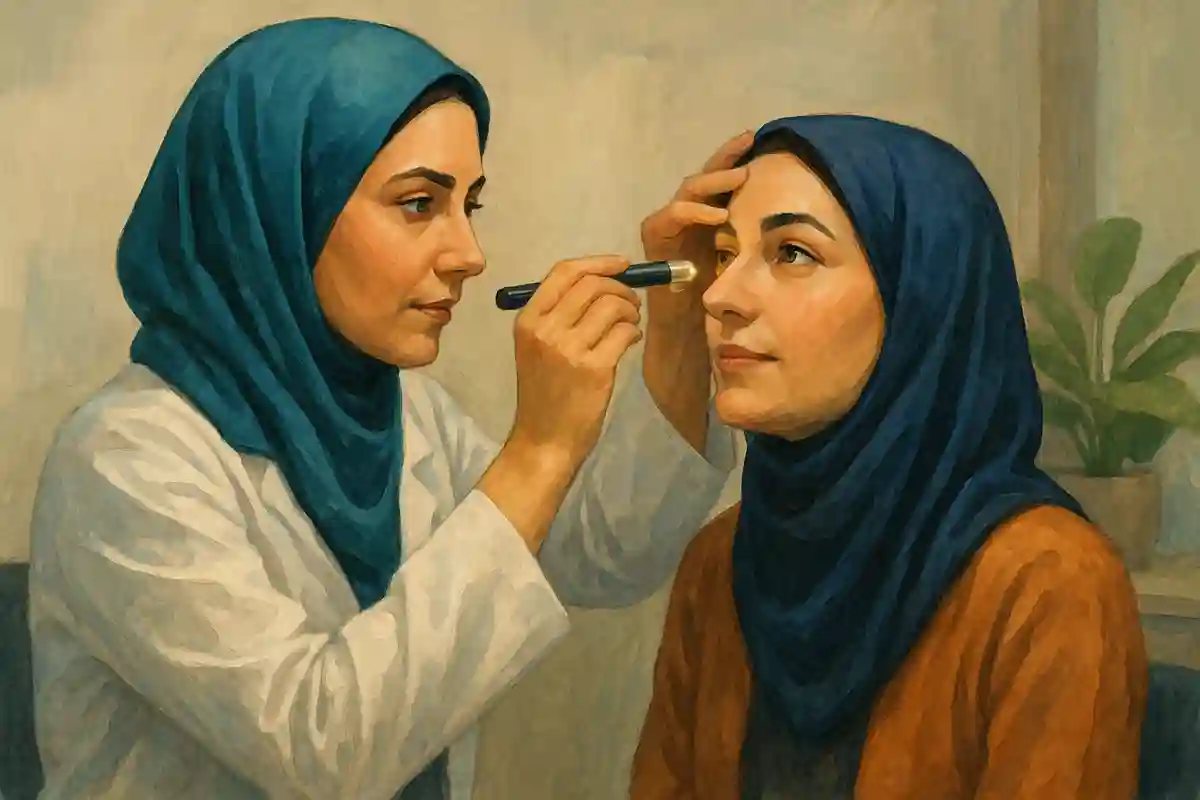 پایداری نتایج بلفاروپلاستی در افراد با پوست چرب و مختلط