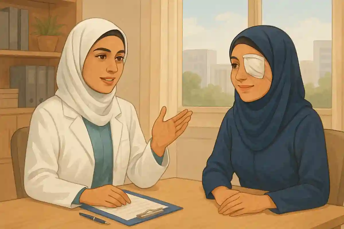 تجربه بازگشت به کار و فعالیت روزانه بعد از بلفاروپلاستی