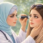 تغییر واکنش پوست اطراف چشم به نور خورشید بعد از بلفاروپلاستی