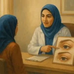 پایداری نتایج بلفاروپلاستی در افراد با پوست چرب و مختلط