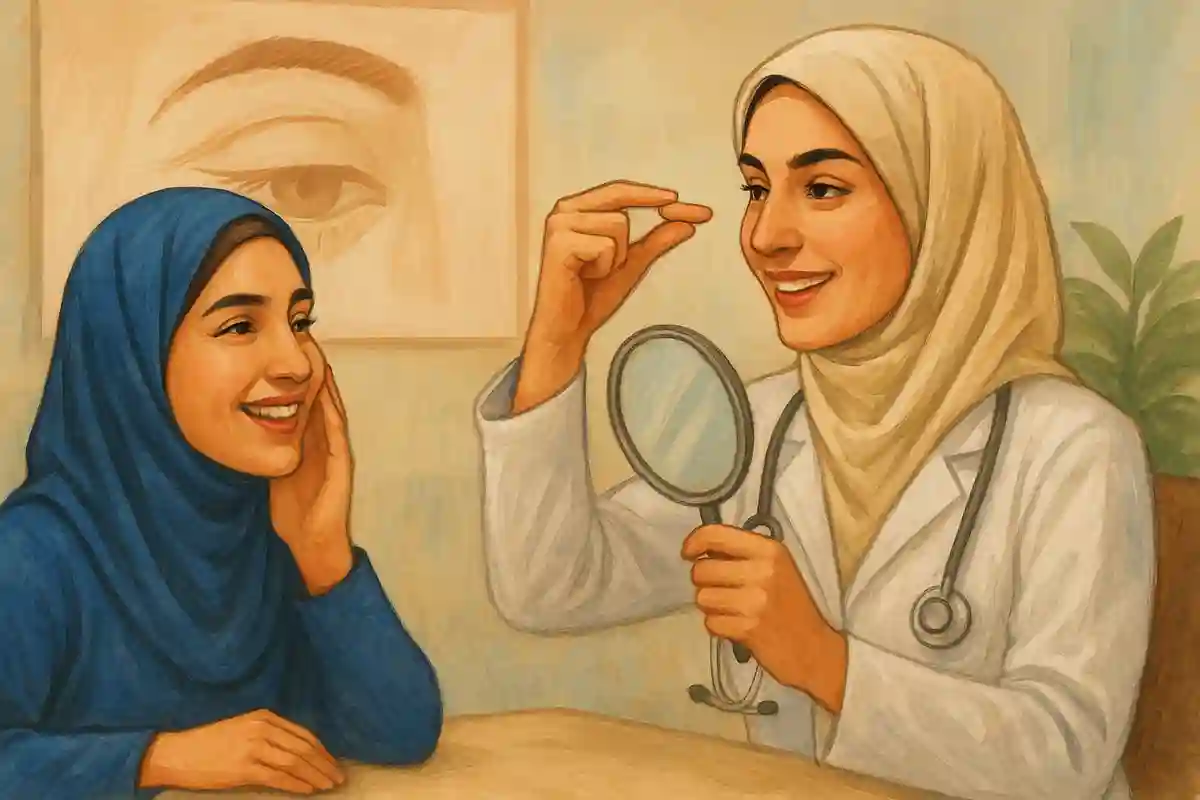 نقش ضخامت پوست پلک در نتیجه نهایی بلفاروپلاستی