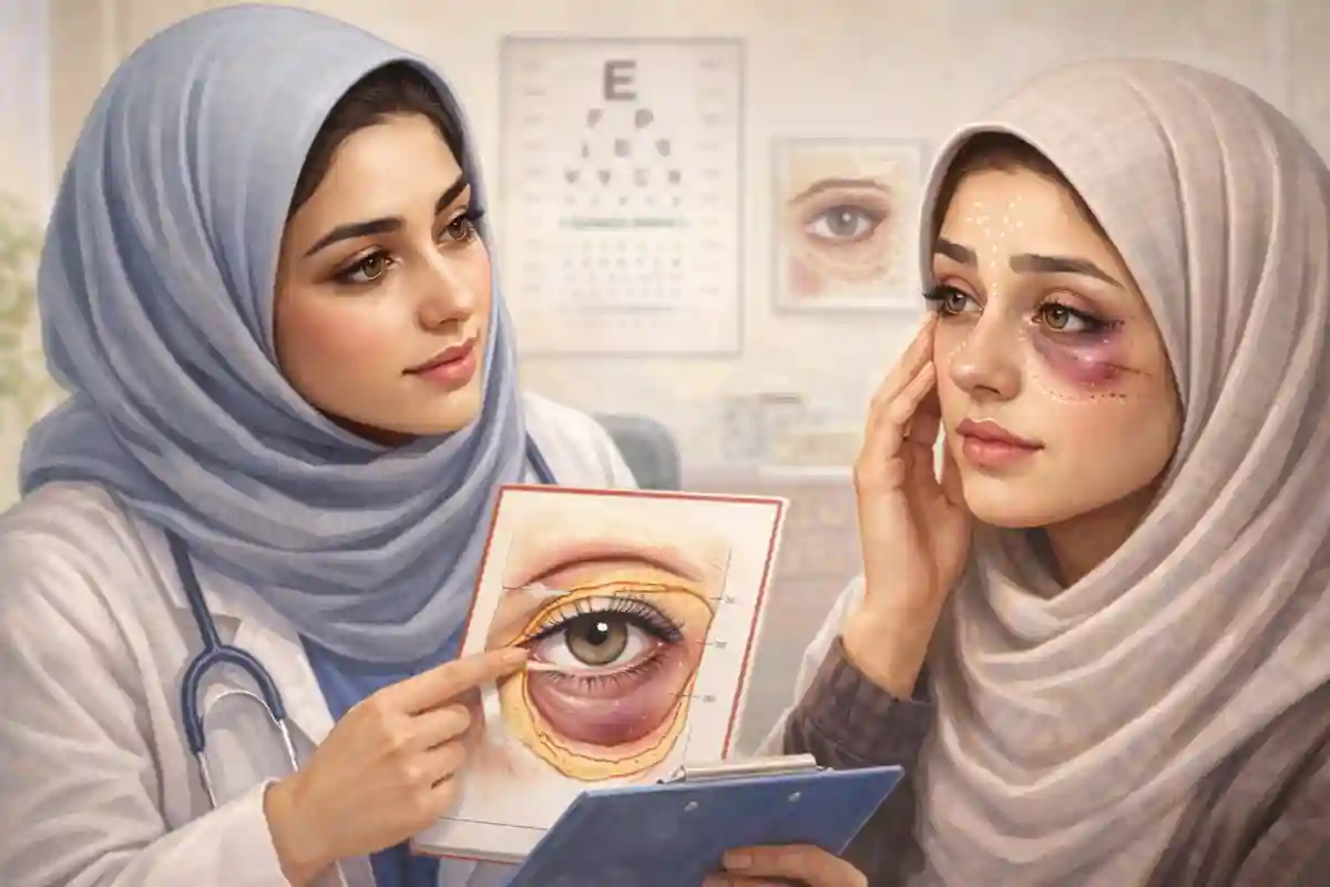 میزان طبیعی عدم تقارن پلکها بعد از بلفاروپلاستی