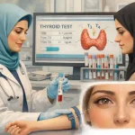 ارتباط اختلالات تیروئید با پف پلک و نتایج بلفاروپلاستی