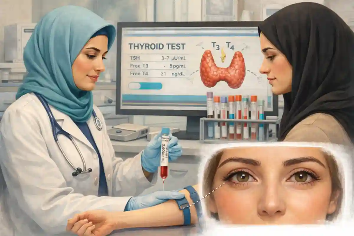 ارتباط اختلالات تیروئید با پف پلک و نتایج بلفاروپلاستی