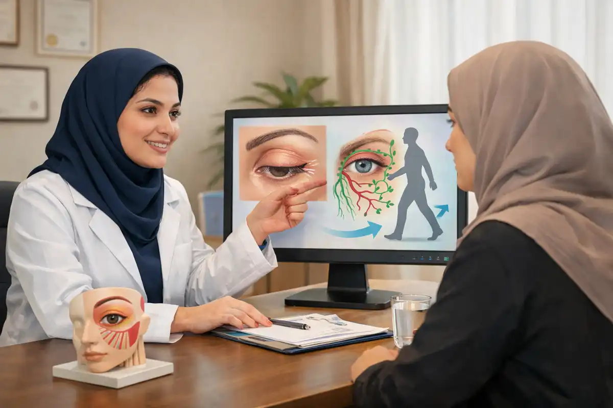 نقش سبک زندگی کمتحرک در کند شدن بهبودی بعد از بلفاروپلاستی