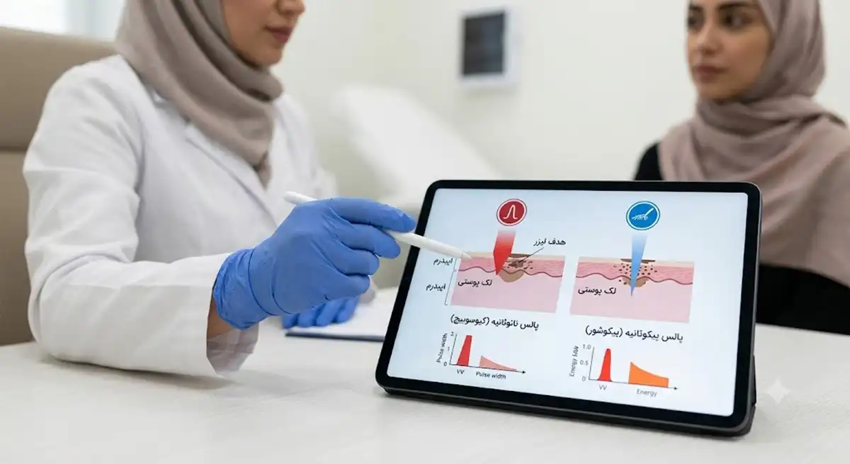 برای درمان لک، لیزر کیوسوییچ بهتر است یا پیکوشور؟