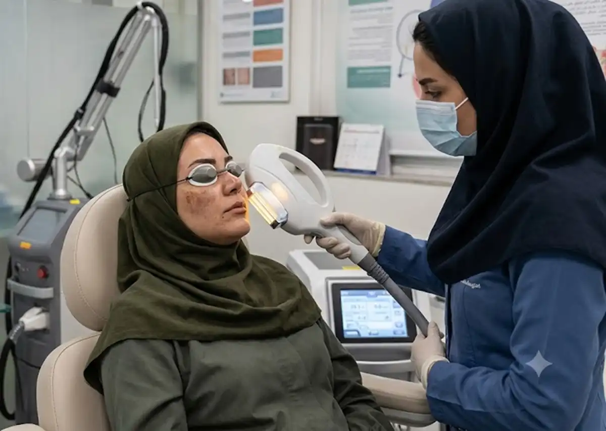 مقایسه کامل IPL و لیزر کیوسوییچ برای رفع لکهای صورت