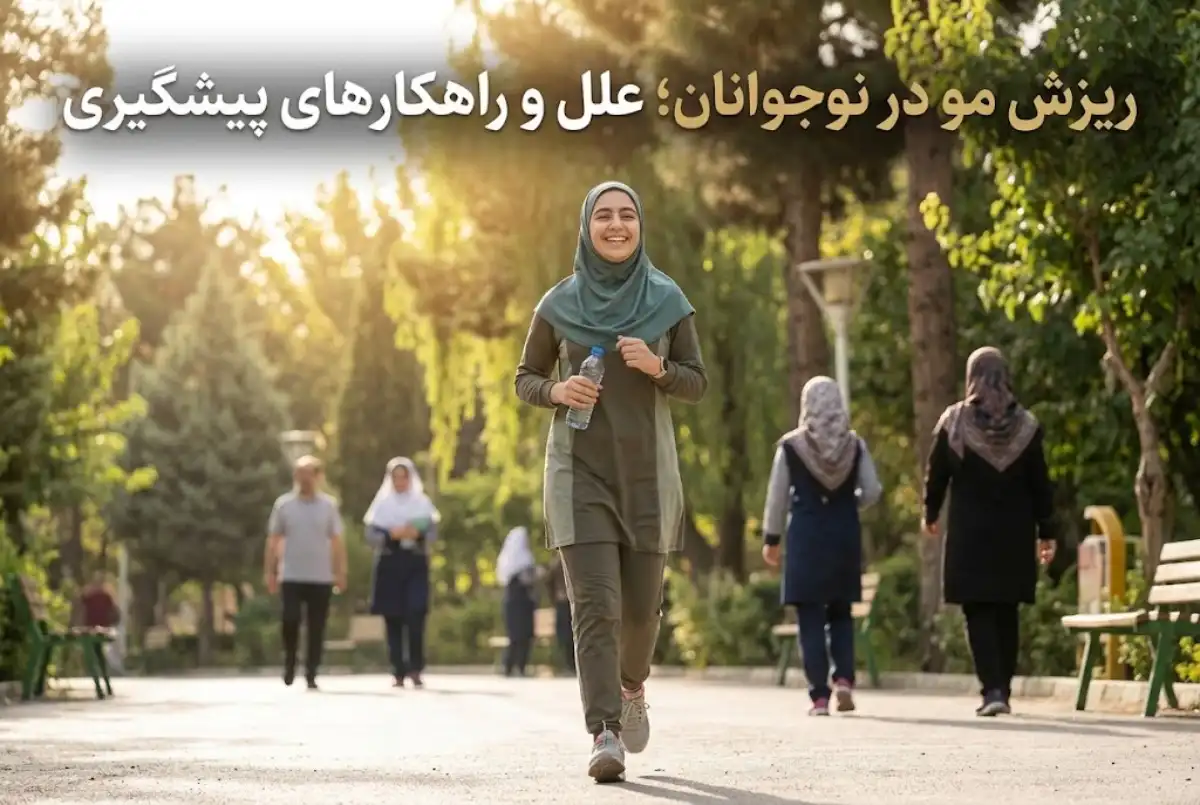 ریزش مو در نوجوانان؛ علل و راهکارهای پیشگیری