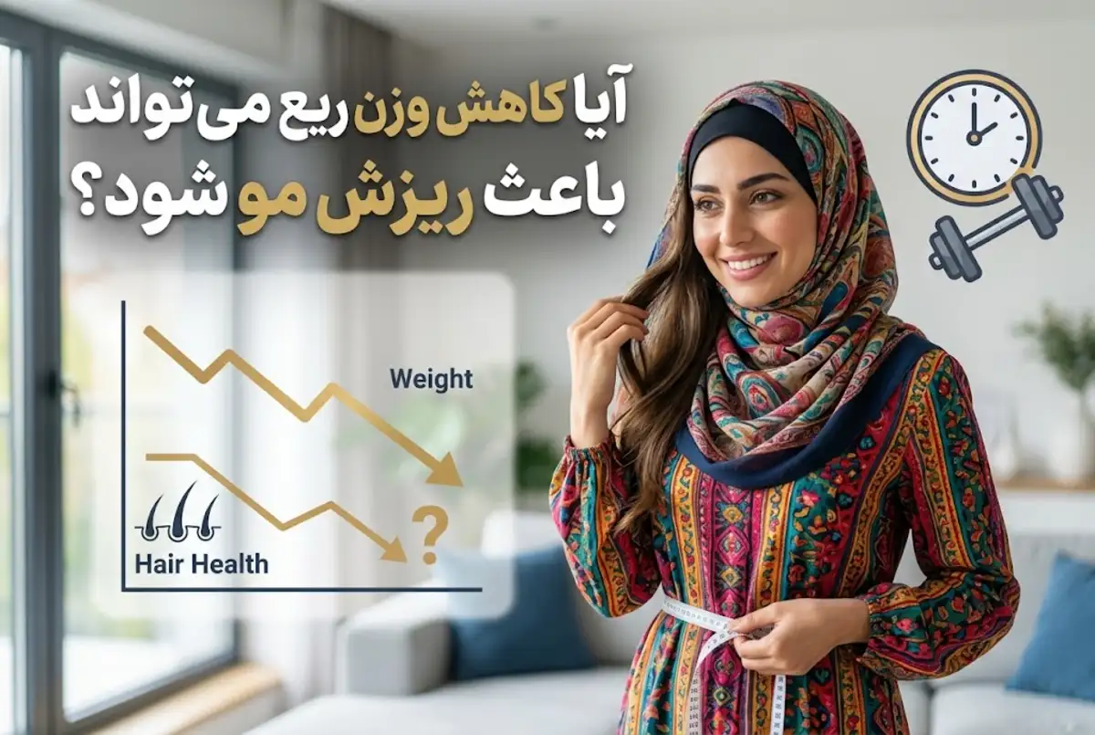 آیا کاهش وزن سریع می تواند باعث ریزش مو شود؟