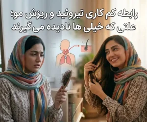 رابطه کم کاری تیروئید و ریزش مو؛ علتی که خیلی ها نادیده می گیرند