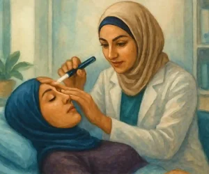 احساس گزگز و بی‌حسی پلک بعد از بلفاروپلاستی