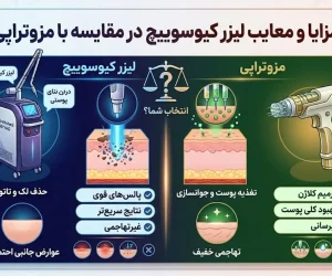 مزایا و معایب لیزر کیوسوییچ در مقایسه با مزوتراپی