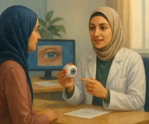 تغییرات دید محیطی بعد از بلفاروپلاستی و مدت بازگشت به حالت طبیعی