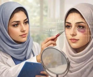 میزان طبیعی عدم تقارن پلک‌ها بعد از بلفاروپلاستی