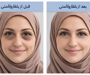 بررسی دلایل باقی ماندن تیرگی زیر چشم بعد از بلفاروپلاستی